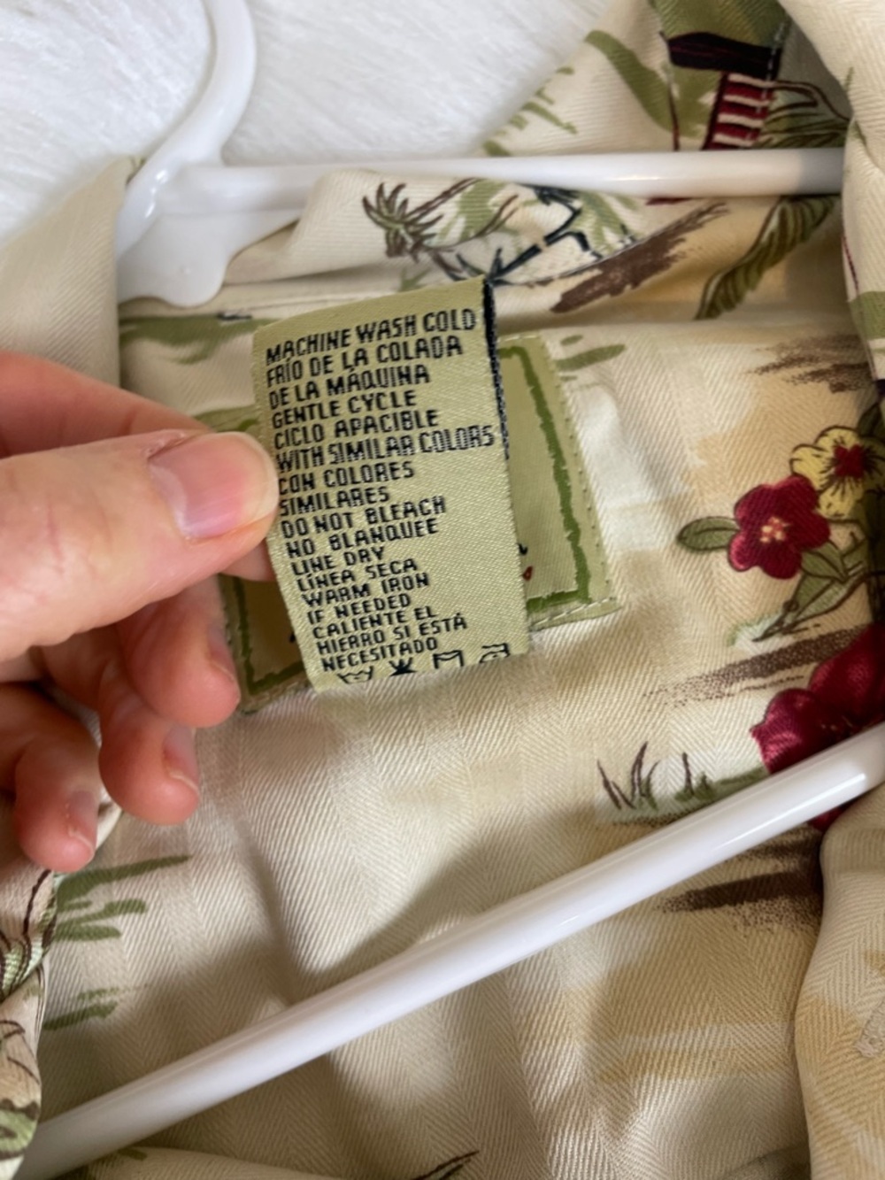 Two Silk Hawaiian Shirts Tommy Bahama Joe Marlin Tropical Print Short Sleeve L - Picture 4 of 16